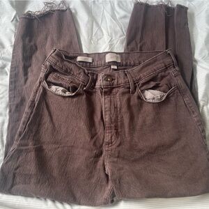 Universal Thread maroon vintage straight leg jeans
